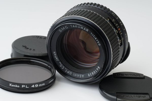 ペンタックス Pentax Asahi SMC TAKUMAR 50mm F1.4 M42マウント #6898