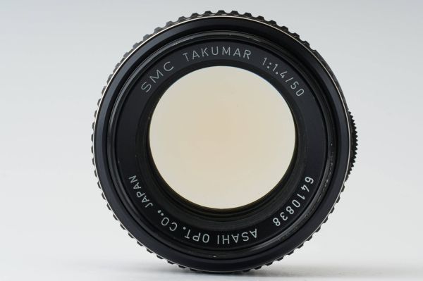 ペンタックス Pentax Asahi SMC TAKUMAR 50mm F1.4 M42マウント #6898