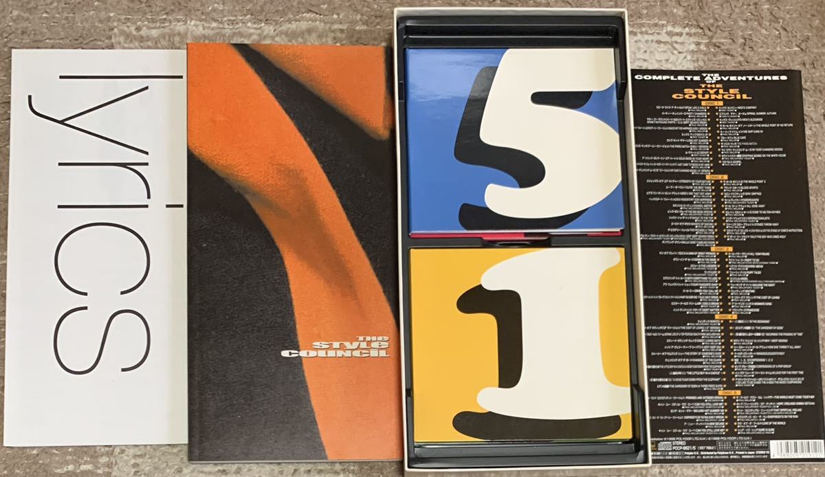 最安 5CDBOX /国内盤 The STYLE COUNCIL / The COMPLETE ADVENTURES OF