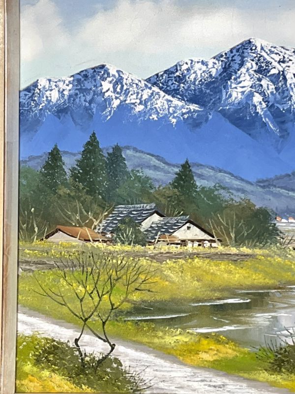 真作■油彩■小山潔■『信州路・北アルプスの里』■10F■東然会所属・田舎風景傑作・長野・風景画■額付絵画 1c 小山潔 Yahoo!オークション - LIG真作保証 小山潔「信州北アルプスの里」 F10 長野県出身 東然会 真作保証 長野 風景画■c 田舎風景 潔■『信州風景安曇野』■ 油彩「信州北アルプスの里」画寸