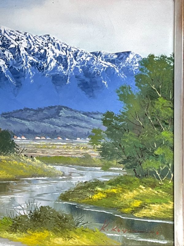 真作■油彩■小山潔■『信州路・北アルプスの里』■10F■東然会所属・田舎風景傑作・長野・風景画■額付絵画 1c 小山潔 Yahoo!オークション - LIG真作保証 小山潔「信州北アルプスの里」 F10 長野県出身 東然会 真作保証 長野 風景画■c 田舎風景 潔■『信州風景安曇野』■ 油彩「信州北アルプスの里」画寸