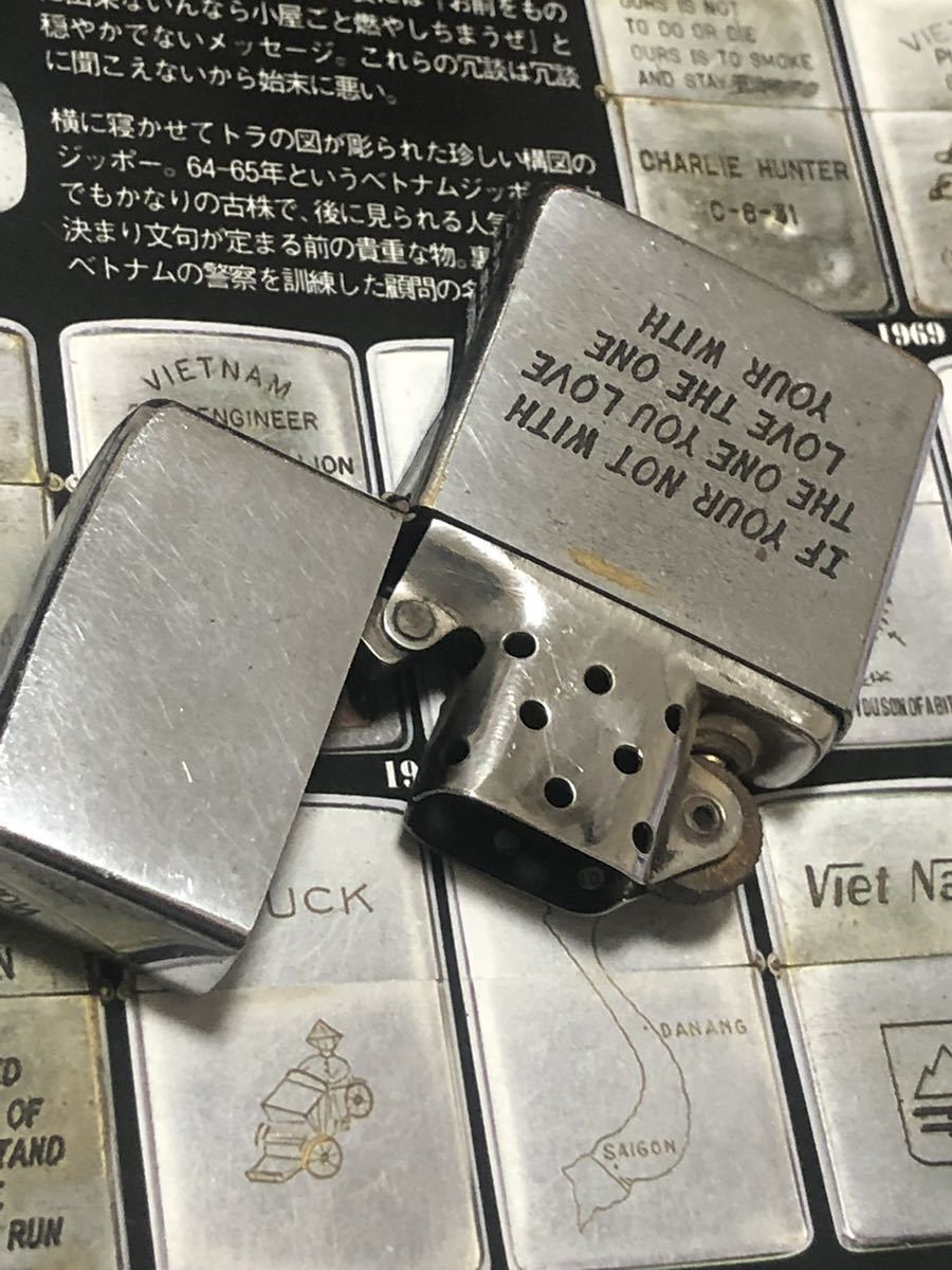ベトナムZIPPO】本物 1965年製ベトナムジッポー「ベティちゃん 