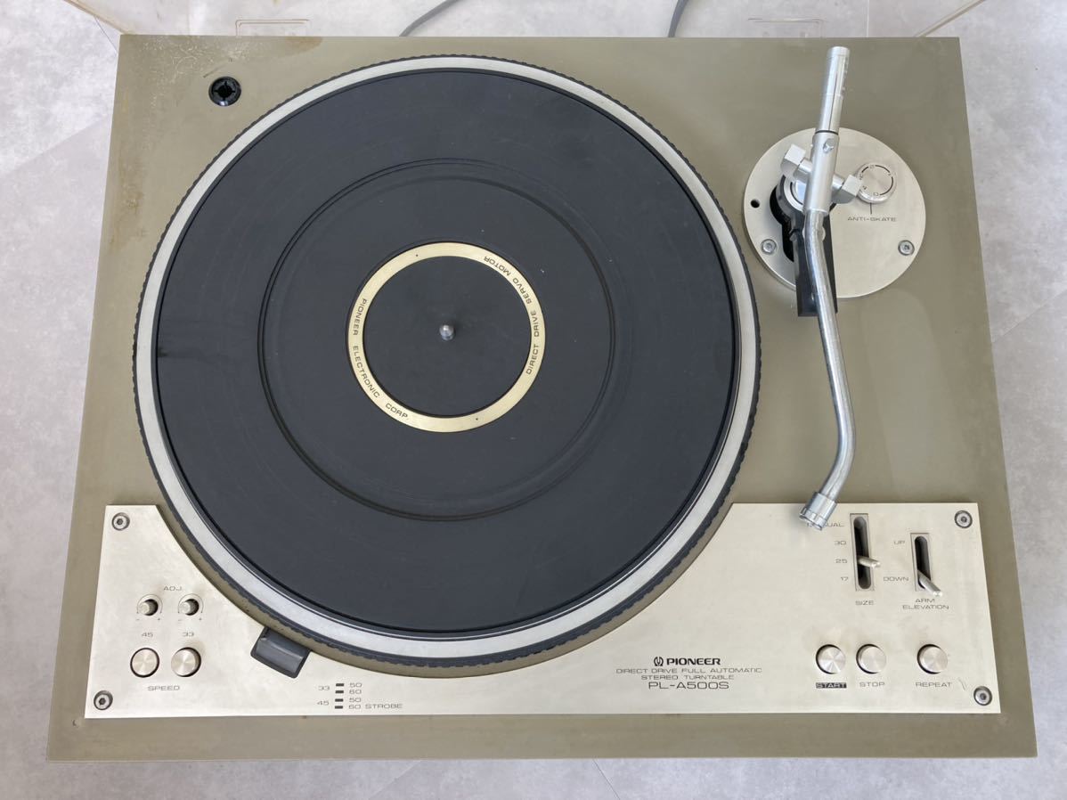 ターンテーブル PL-A500S レコードプレーヤー パイオニア 名機Pioneer