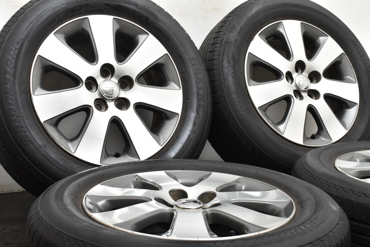 【大特価】トヨタ アリオン 純正 15in 6J +45 PCD100 ブリヂストン ネクストリー 195/65R15 ノーマル戻し プリウス ウィッシュ カルディナ