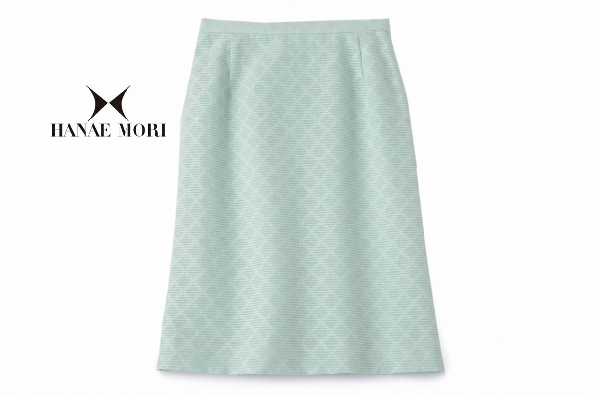 美品☆HANAEMORIハナエモリ4.2万☆38size&frasl;9号☆スカートJ137 2026年