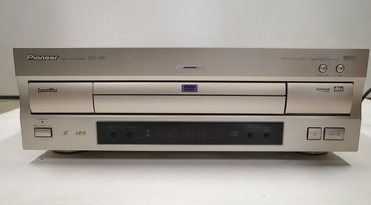 1円～ DVD/LDプレーヤー パイオニア DVL-919☆現状品☆レーザー 