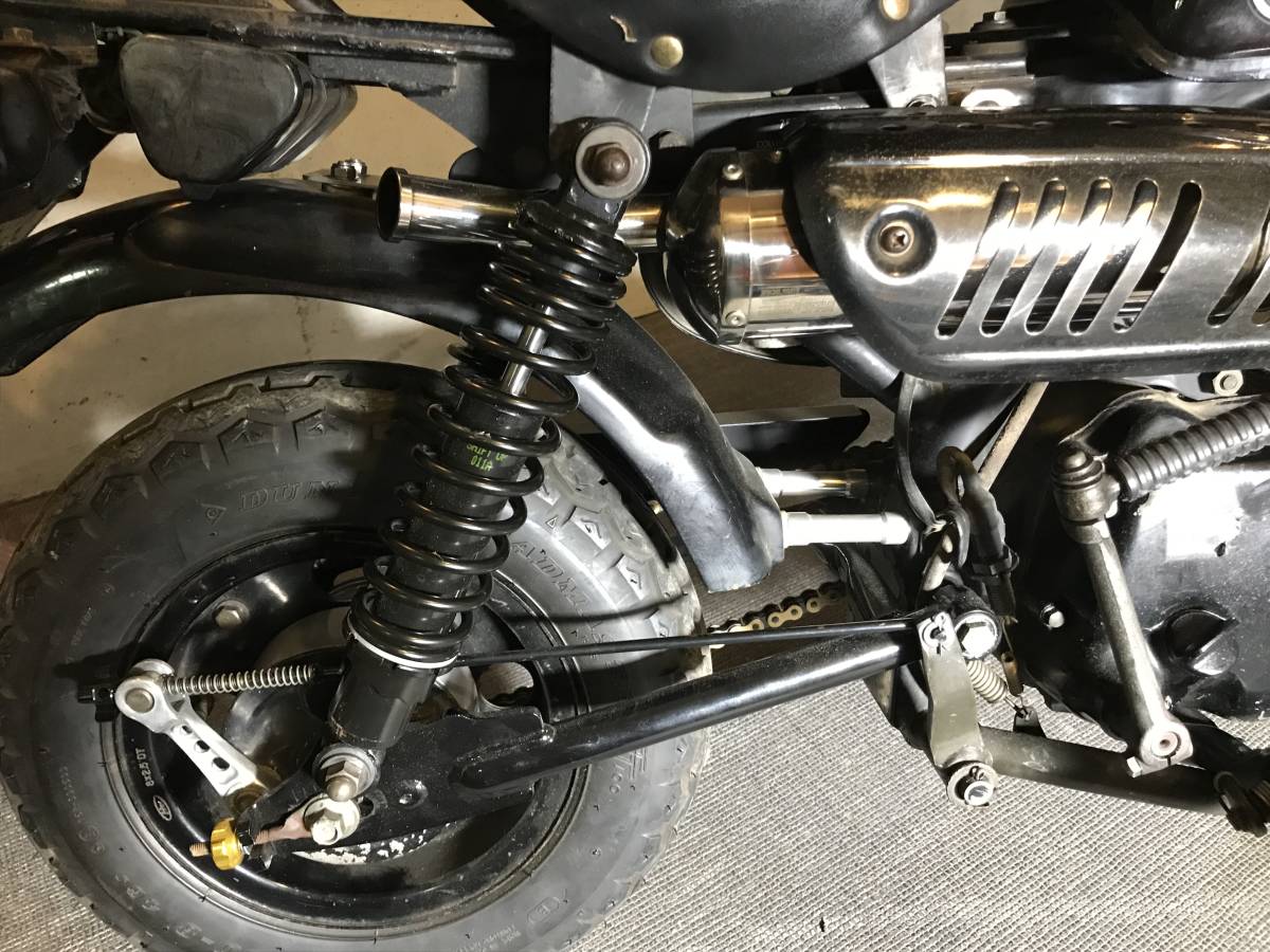 モンキー 1990年ブラックモンキー75ボアアップ 組み上げ後 走行5キロ  