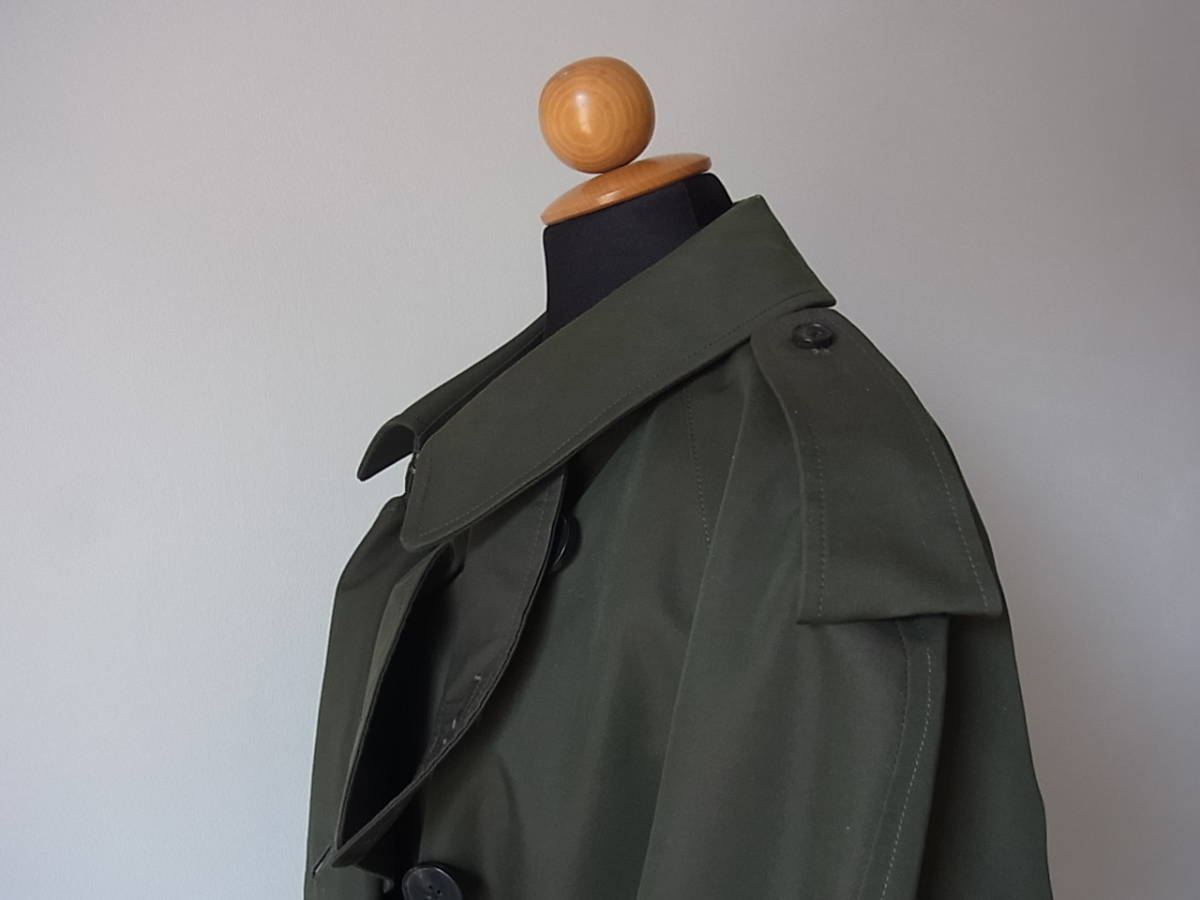 アクアスキュータム Aquascutum☆トレンチコート①カーキ 紳士 40 