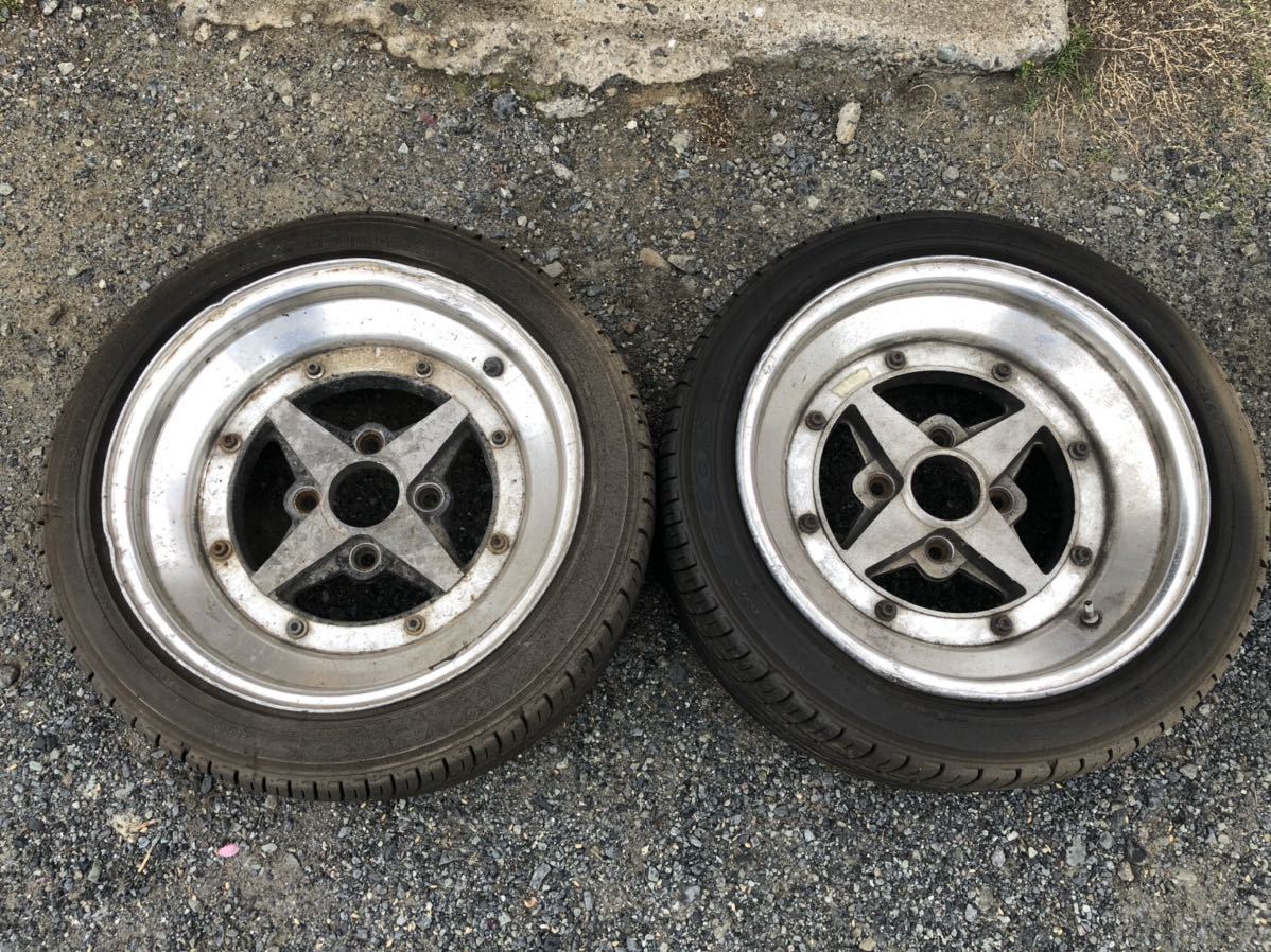 ワーク エクイップ WORK Eqip 15インチ 7J ±0 114.3 4穴 AE86 2本 WORK