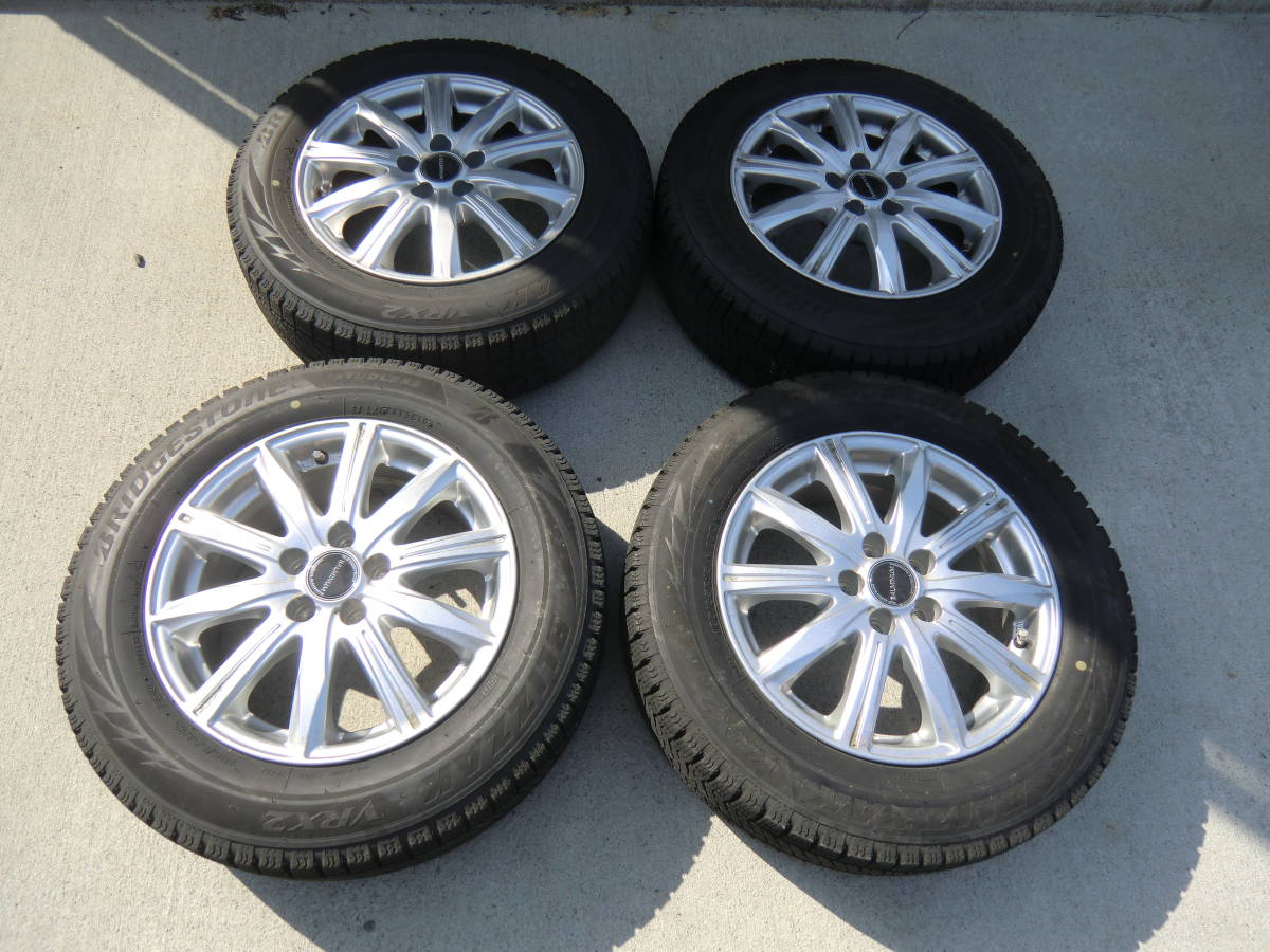 定番，人気セール ＶＲＸ２ １８５／６５Ｒ１５＆アルミ ４本セット(スタッドレスタイヤ)｜売買されたオークション情報、yahooの商品情報をアーカイブ公開 - オークファン 5穴