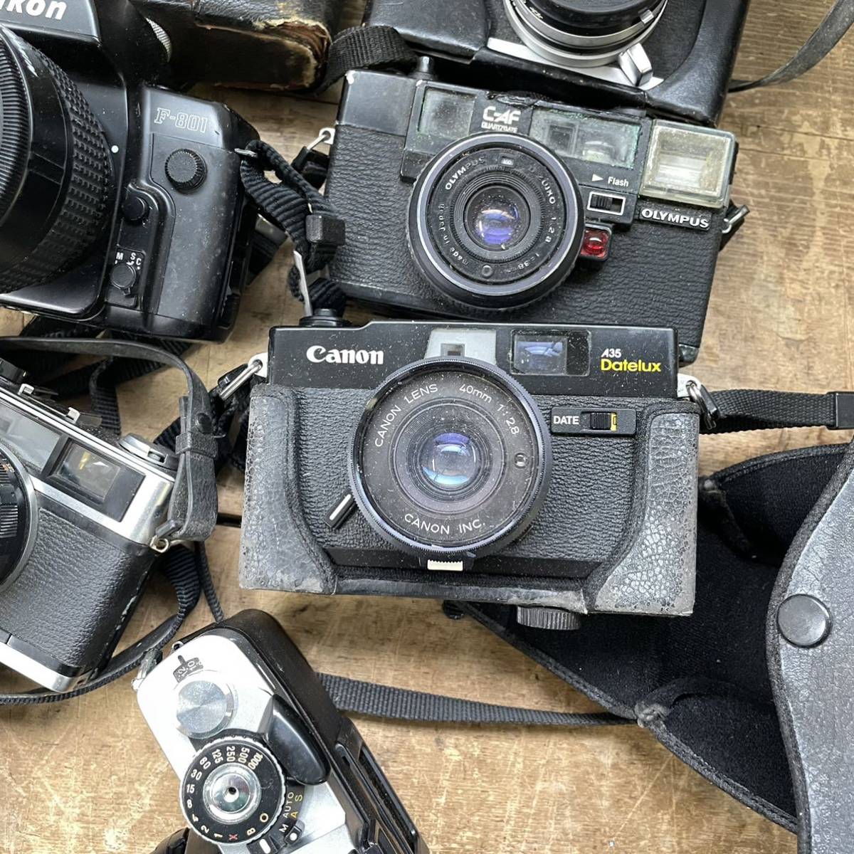 STN】古い カメラ 11点 まとめて ジャンク フィルムカメラ Canon