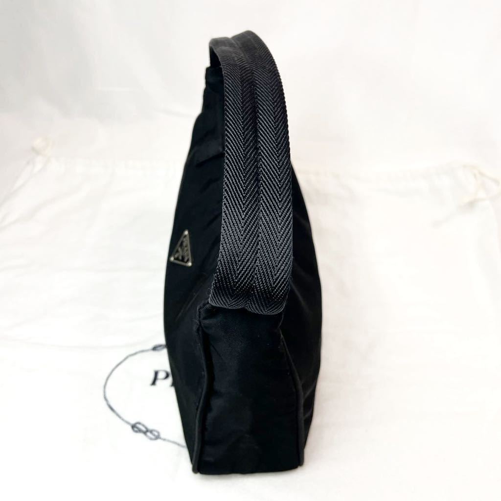 1円 美品 PRADA プラダ ナイロン 三角ロゴ ショルダーバッグ