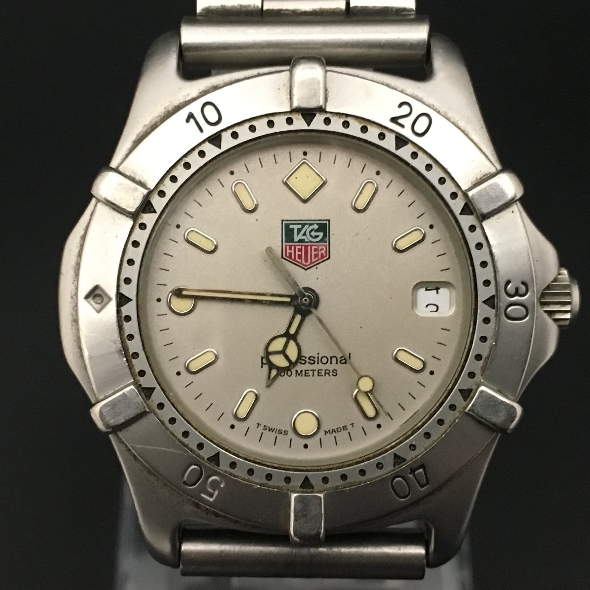 TAG HEUER タグホイヤー プロフェッショナル200m SS QZ 文字盤 