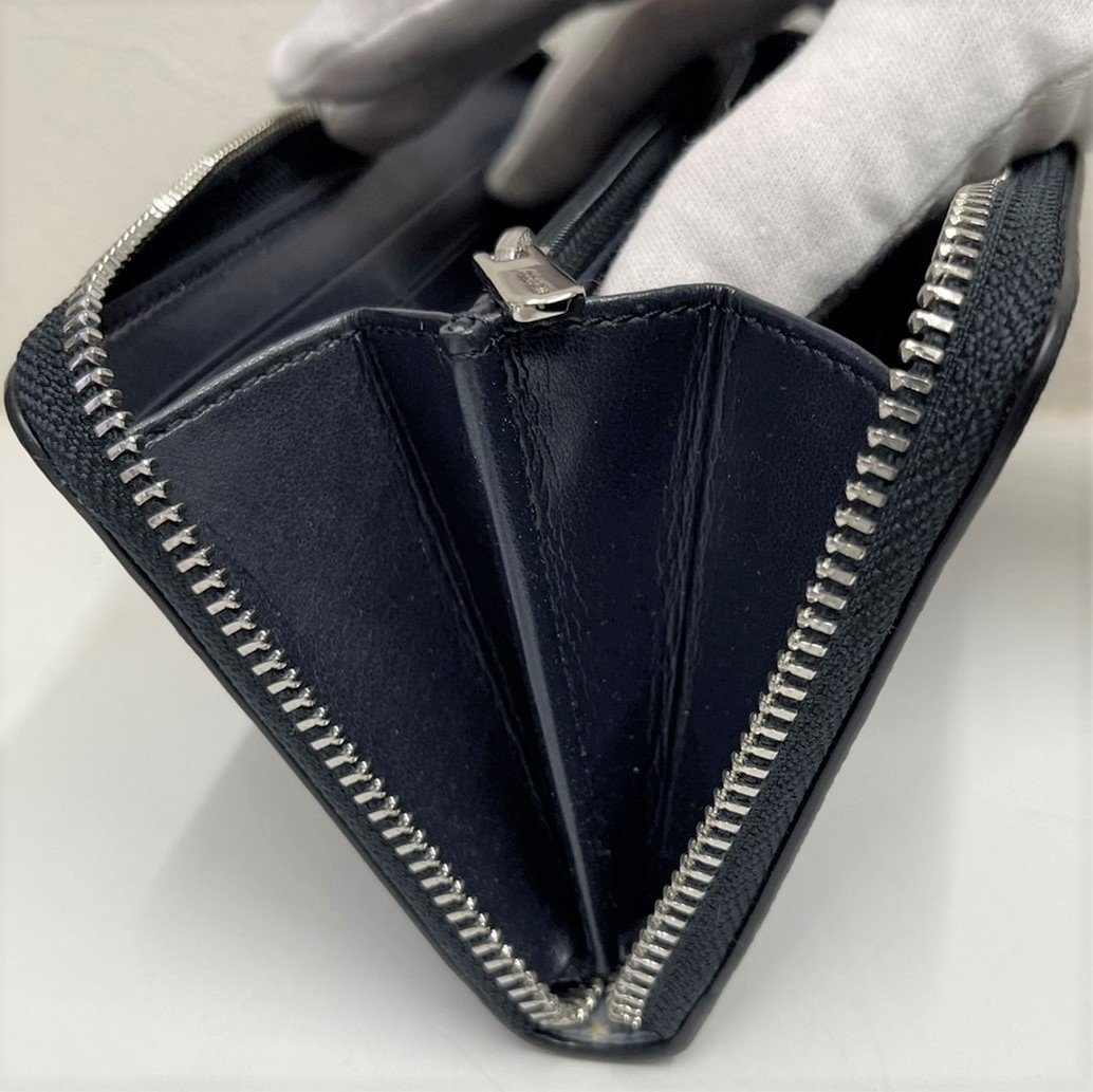 COACH 長財布 F67614 レディース レザー コーチ ブルー 星柄 ドット 未