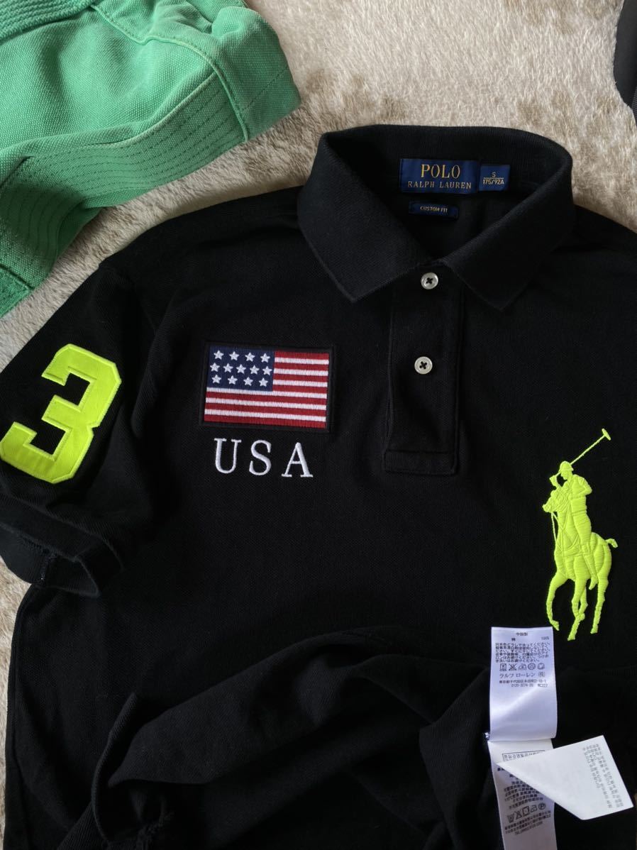 超美品 正規販売 Polo Ralph Lauren ポロラルフローレン ビッグ星条旗