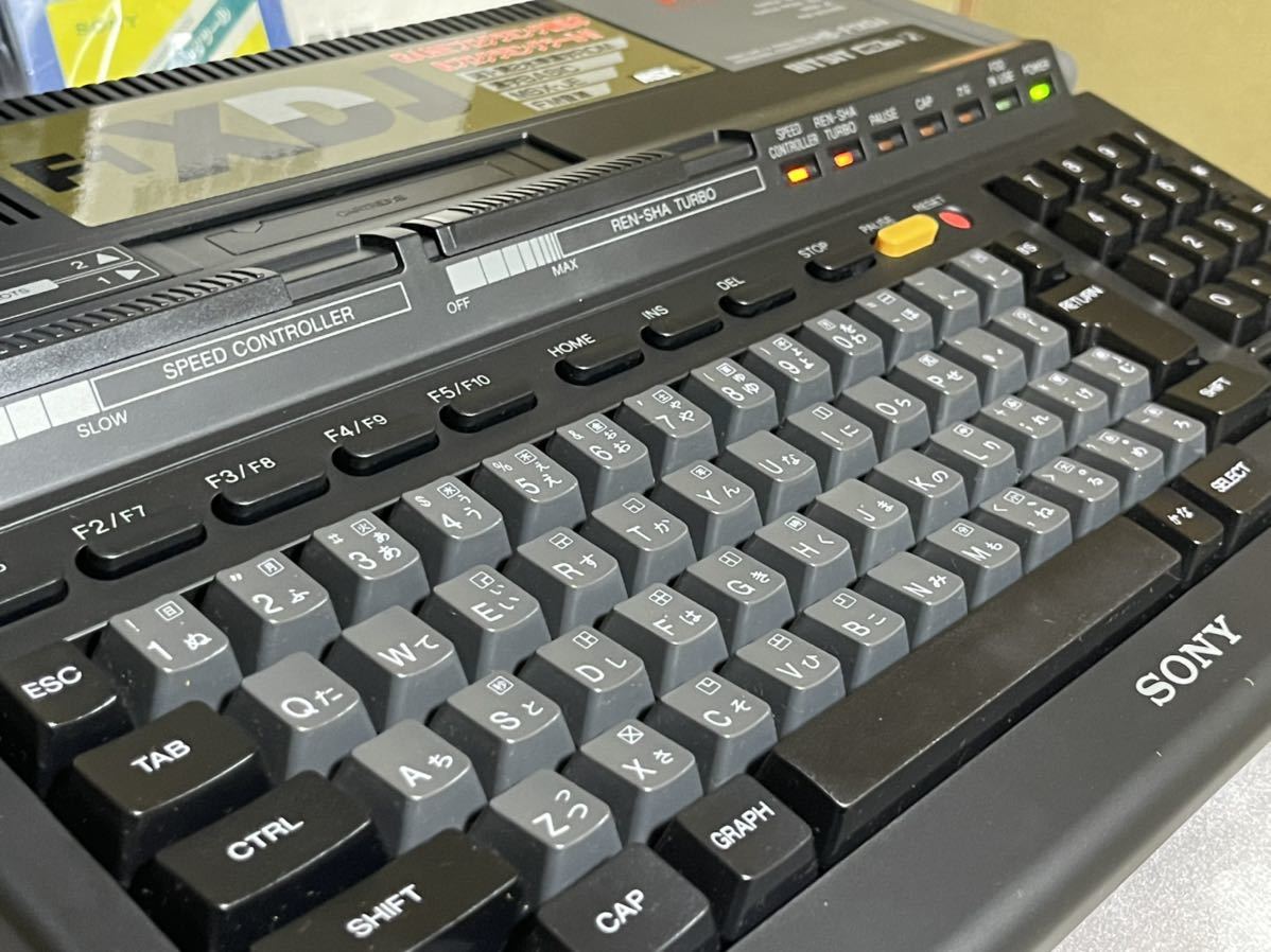 SONY HB-F1XDJ MSX2+ 本体 MSX2+ HB-F1XDJ プリンターFS-PC1 セットで