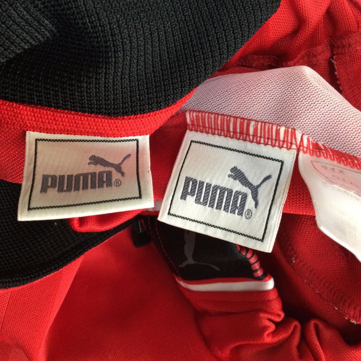 PUMA/プーマ☆セットアップジャージ/上下セット☆レッド×ブラック