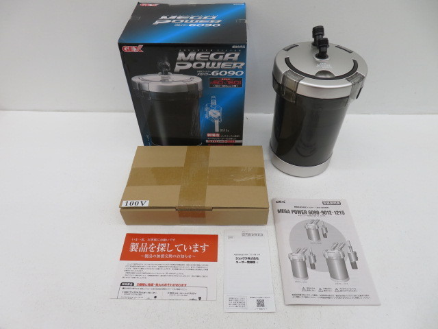 定番，新品 GEX 外部式フィルター メガパワー6090 観賞魚用品 YM6191(外部式)｜売買されたオークション情報、yahooの商品情報をアーカイブ公開 - オークファン 外部式