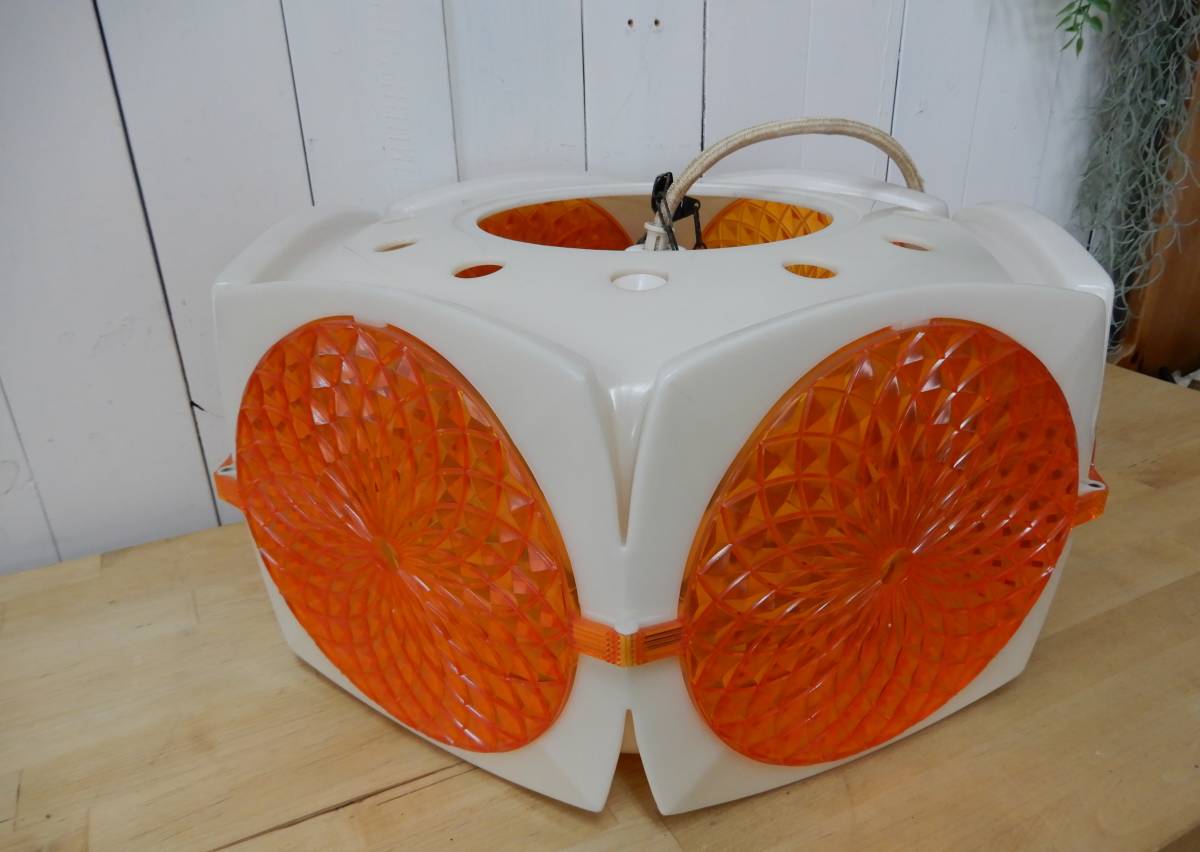 KAITO様‼️昭和レトロ照明ランプガラスカバー傘当時物レトロポップ