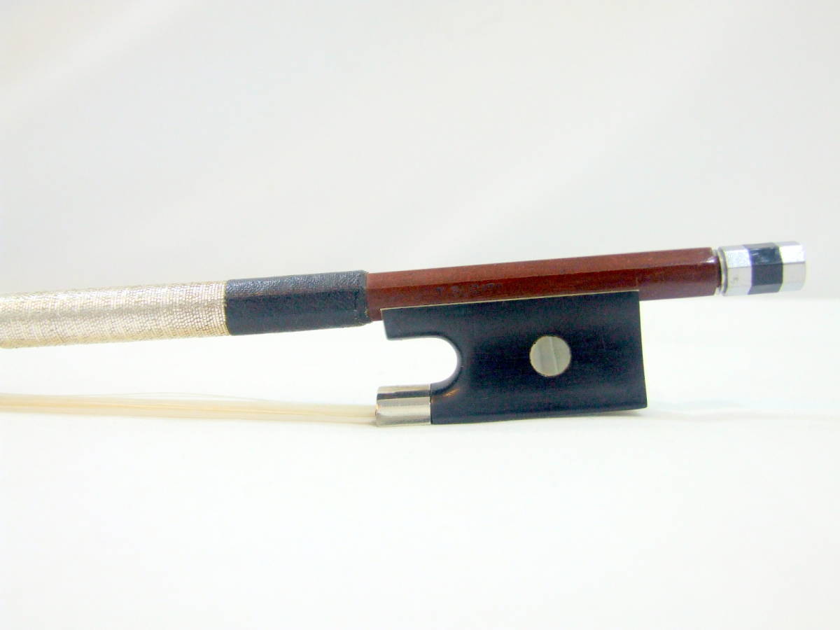 杉藤 T SUGITO 4/4 バイオリン弓 毛替え済 美品 国産 Violin Bow 