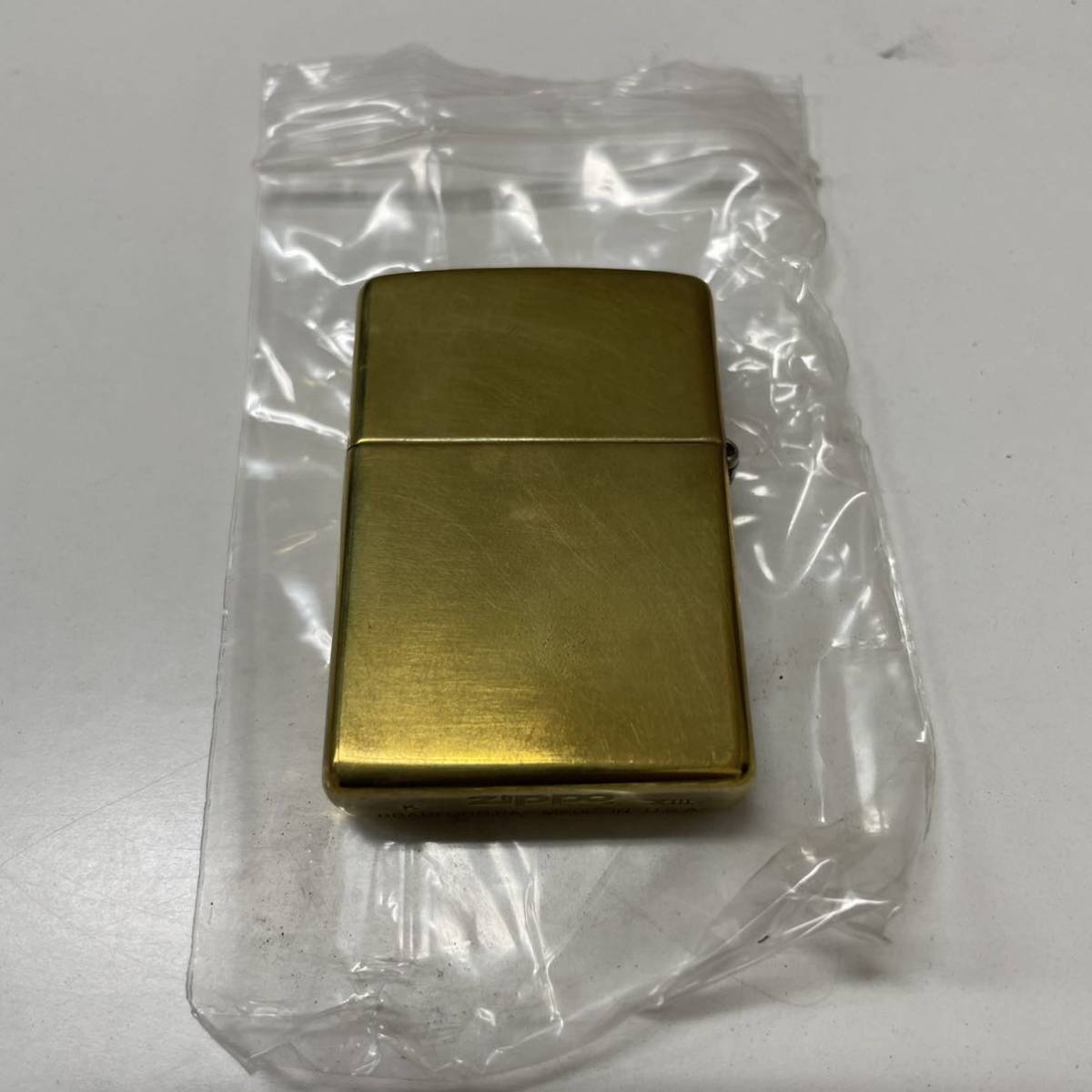 F0414①】ZIPPO ジッポー ライター オイルライター ゴールドカラー 
