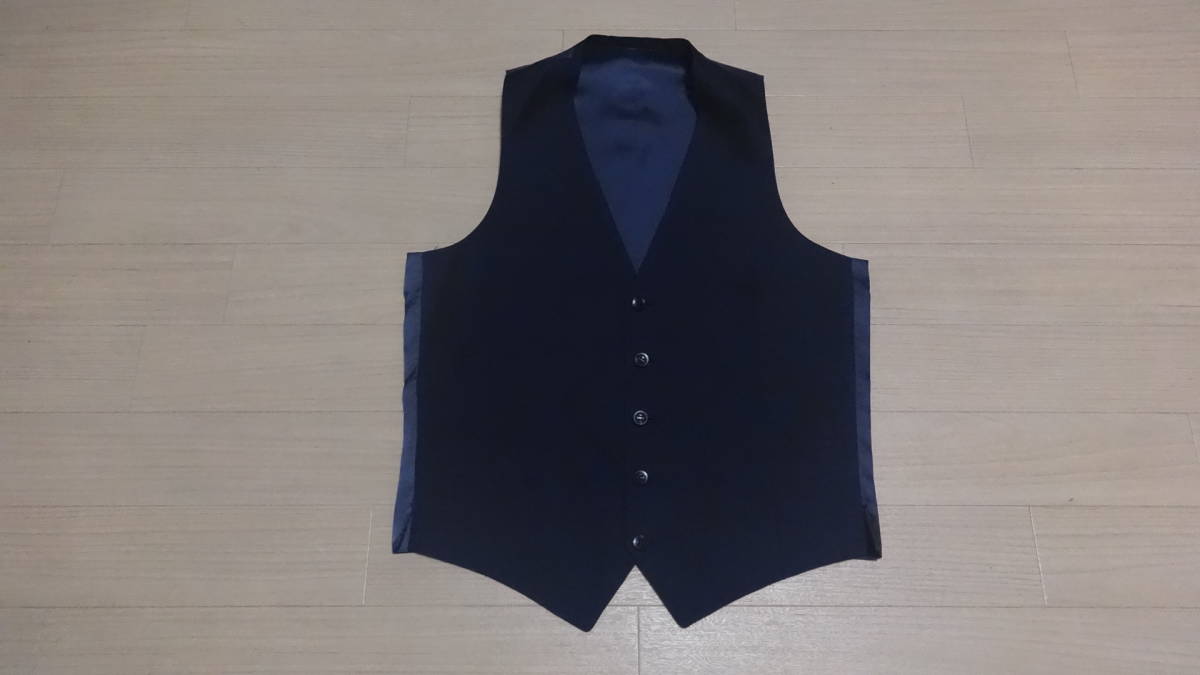 美品178cmW82cm☆ベスト付☆80年代ヴィンテージ☆イギリス製SCABAL 