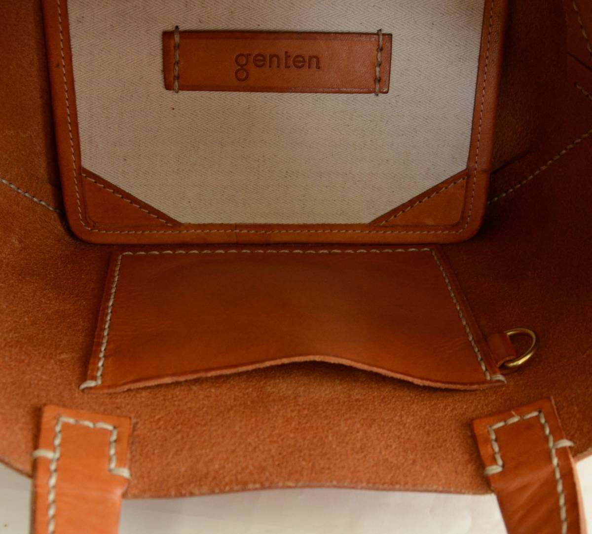 ｇｅｎｔｅｎ ゲンテン オールレザー ミニ 手持ちバッグ トートバッグ ゲンテン genten ミニ ゴート (42410) 本革（ブランドゲンテン）（バッグ｜バッグ