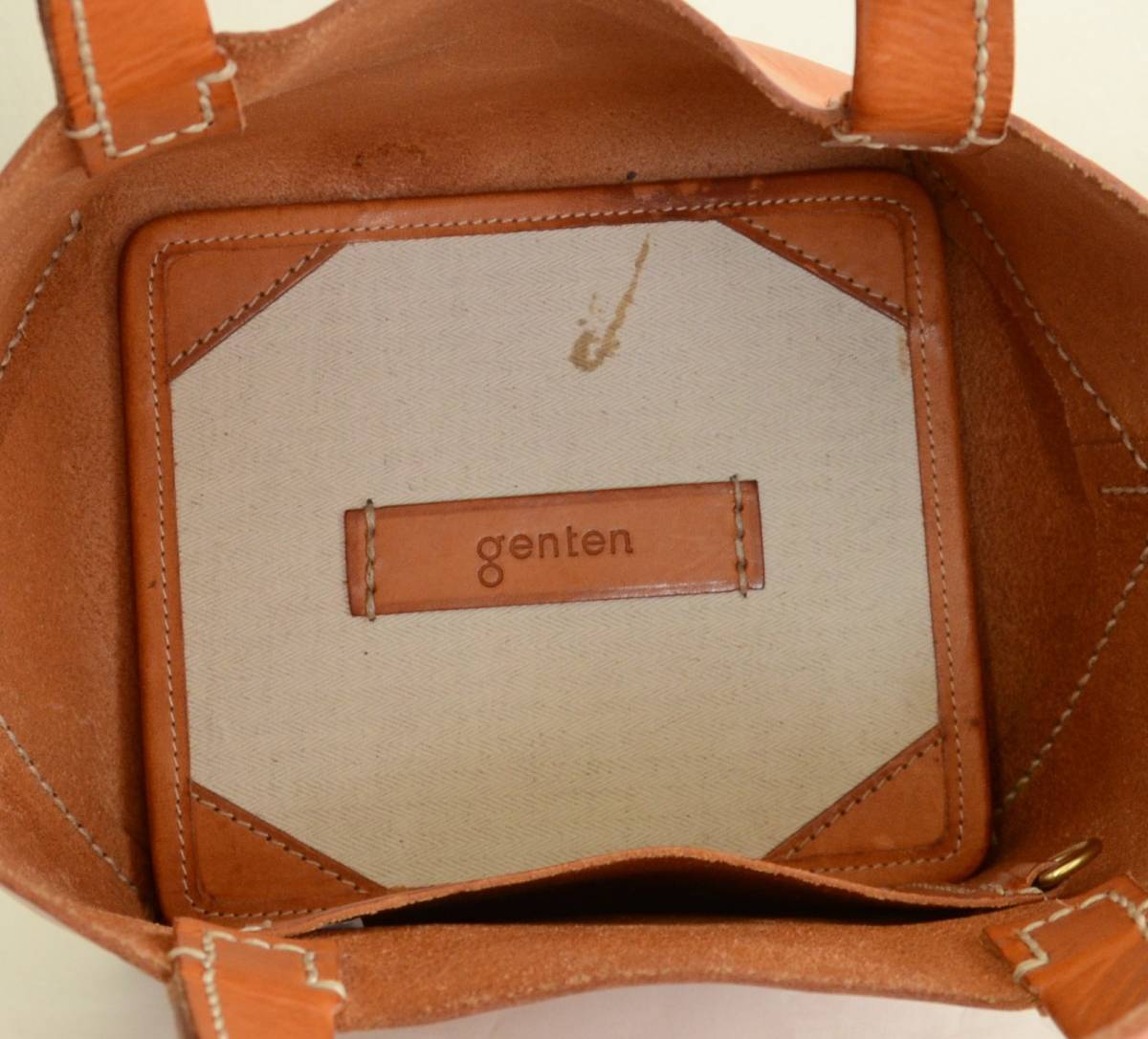 ｇｅｎｔｅｎ ゲンテン オールレザー ミニ 手持ちバッグ トートバッグ ゲンテン genten ミニ ゴート (42410) 本革（ブランドゲンテン）（バッグ｜バッグ