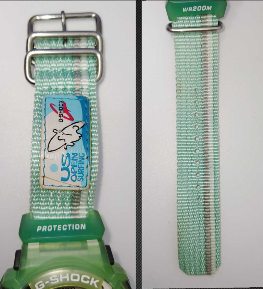 CASIO G-SHOCK DW-9500 US OPEN SURFING グリーン スケルトン デジタル  
