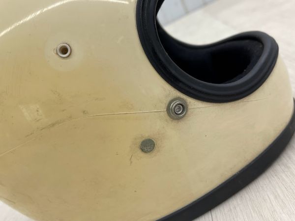 希少 当時物 クノー工業 ヘルメット フルフェイス シールド無し サイズ