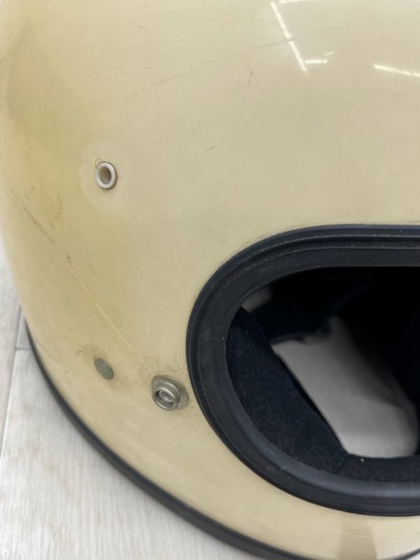 希少 当時物 クノー工業 ヘルメット フルフェイス シールド無し サイズ