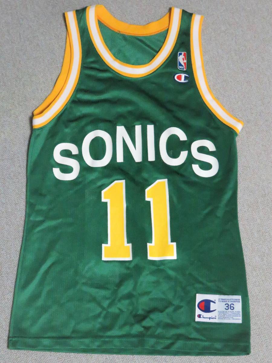 美品 レプリカジャージ NBA シアトル・スーパーソニックス デトレフ