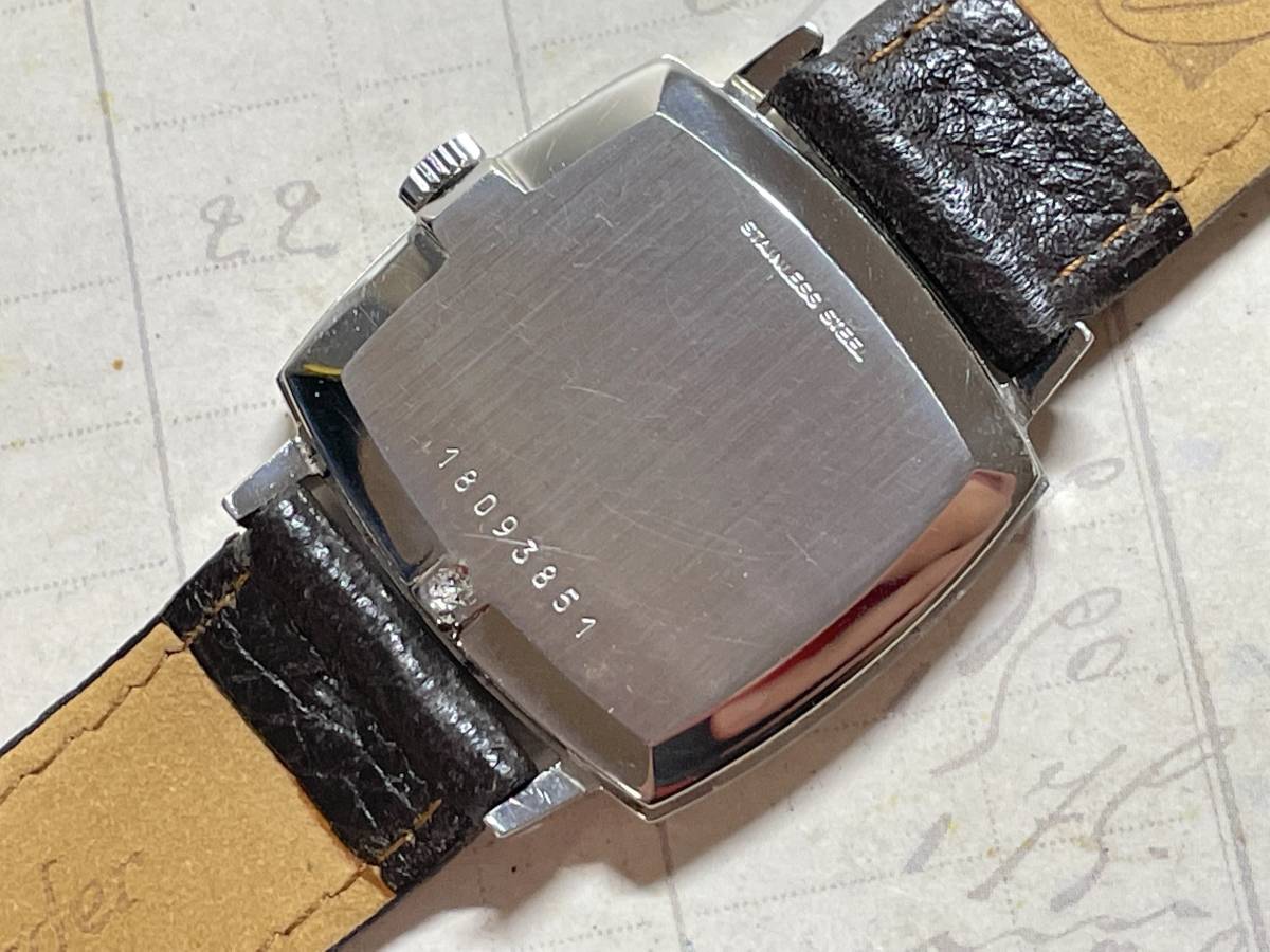 ロンジン 2針 Cal.428 手巻き SS製 1970年代 ロンジンマーク尾錠