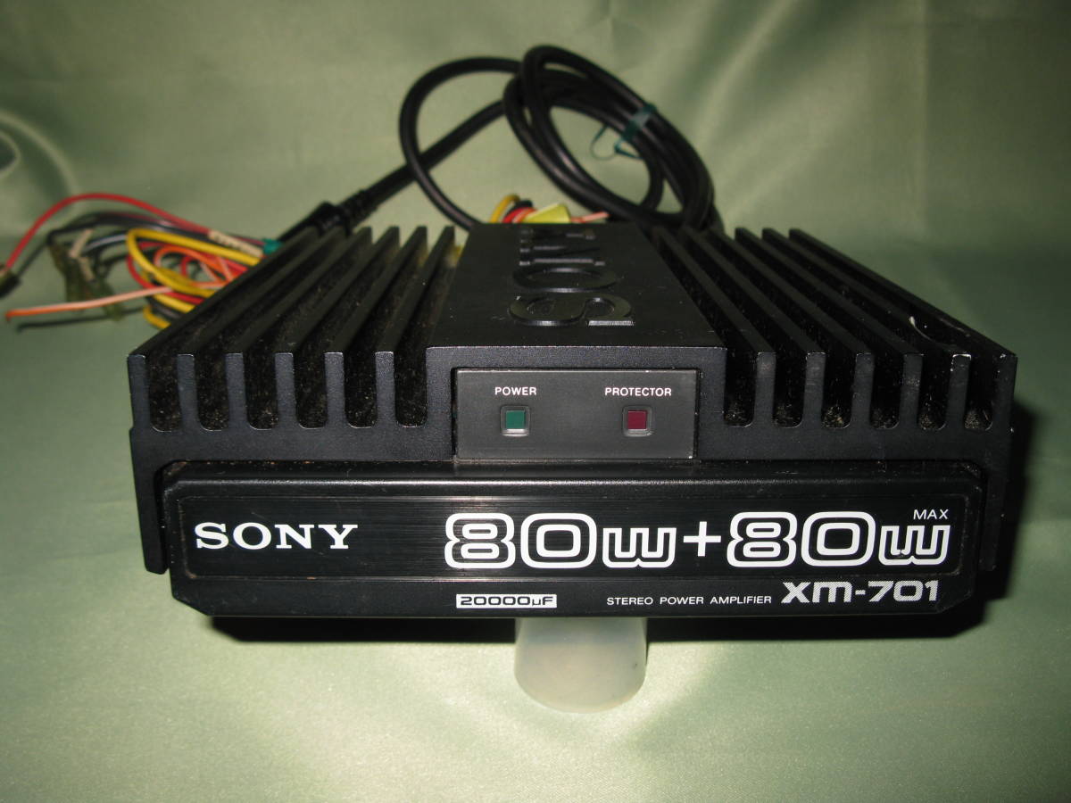 XM-701 - Yahoo!オークション SONY パワーアンプ Sony 0 channel