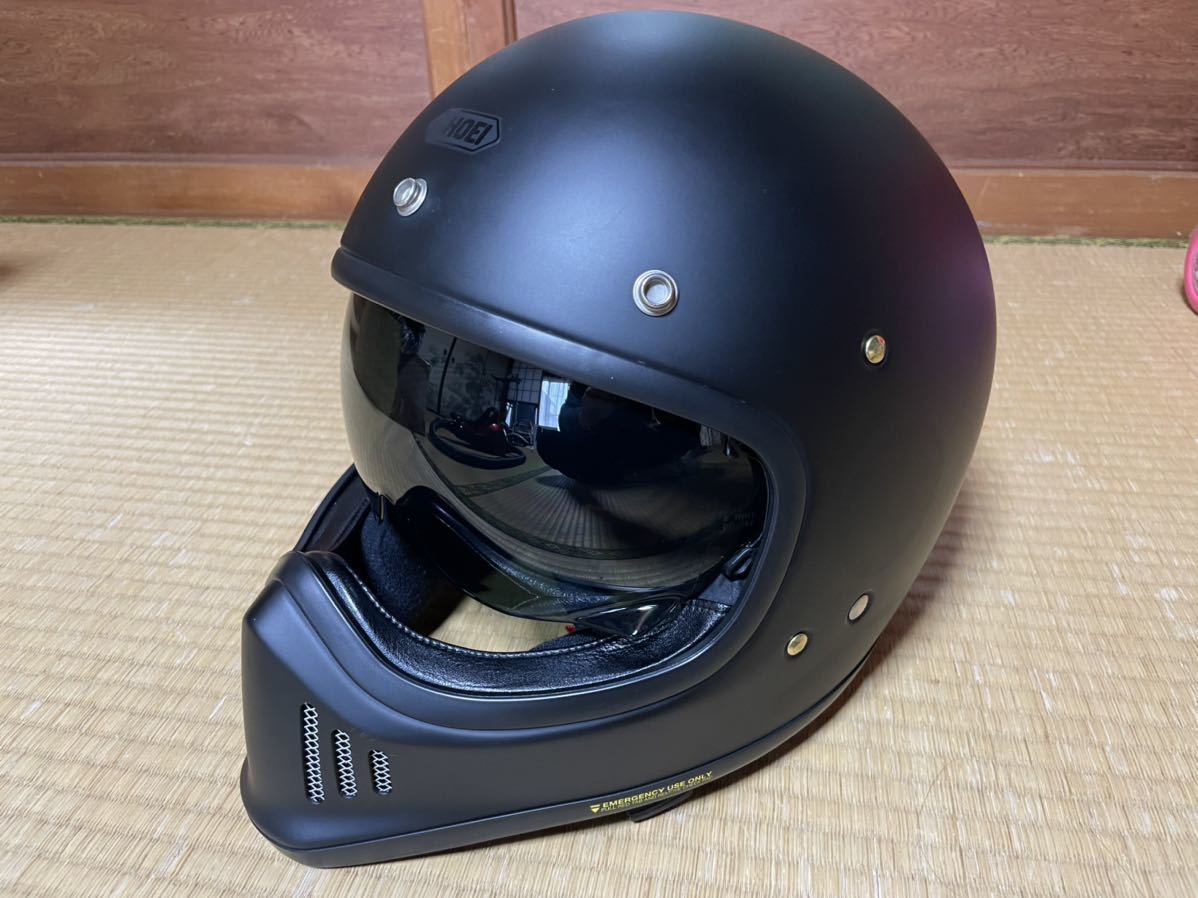 SHOEI EX-ZERO マットブラック サイズXL スモークシールド付属