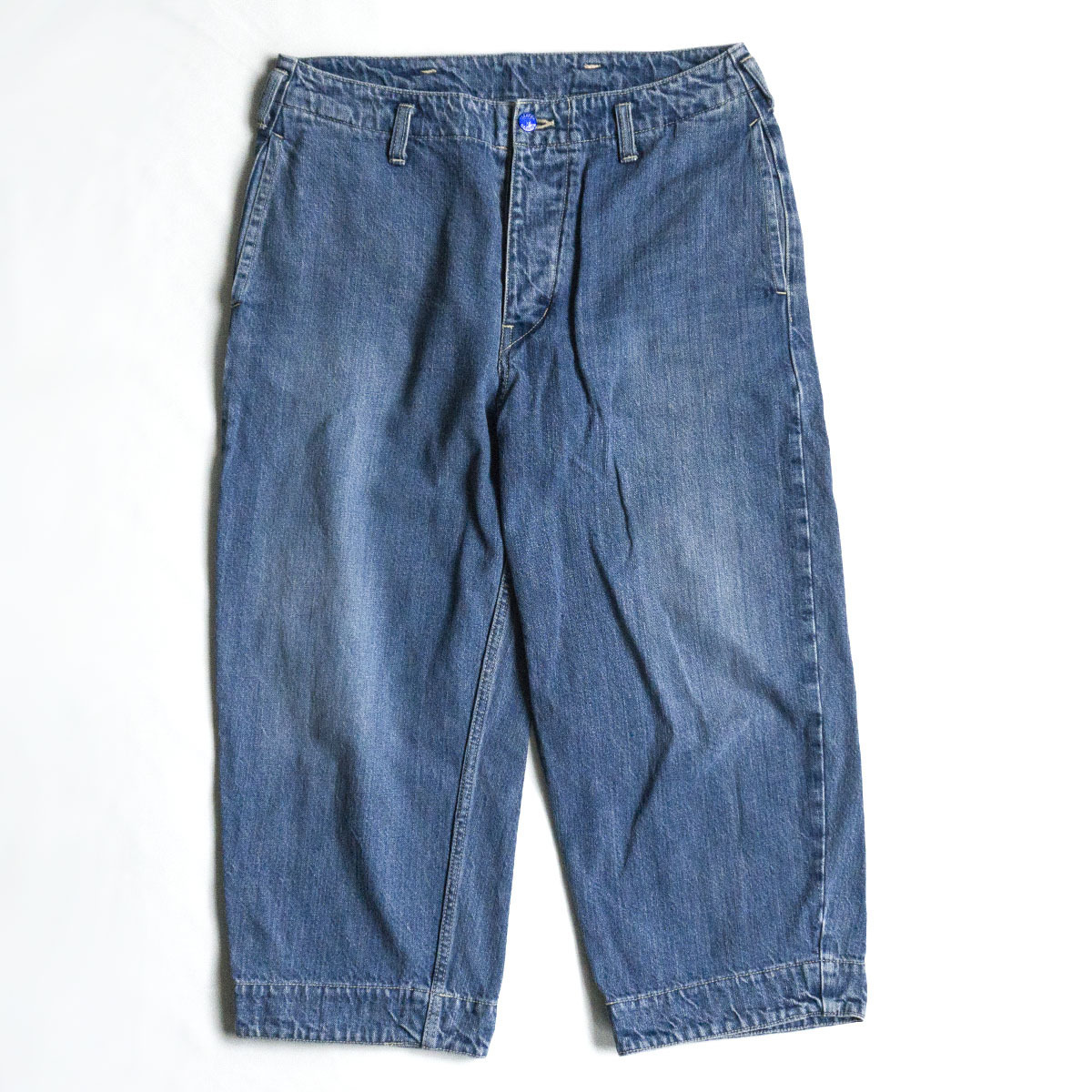 美品】 Porter Classic 【DENIM WIDE PANTS 2016 - WASH】M デニム 