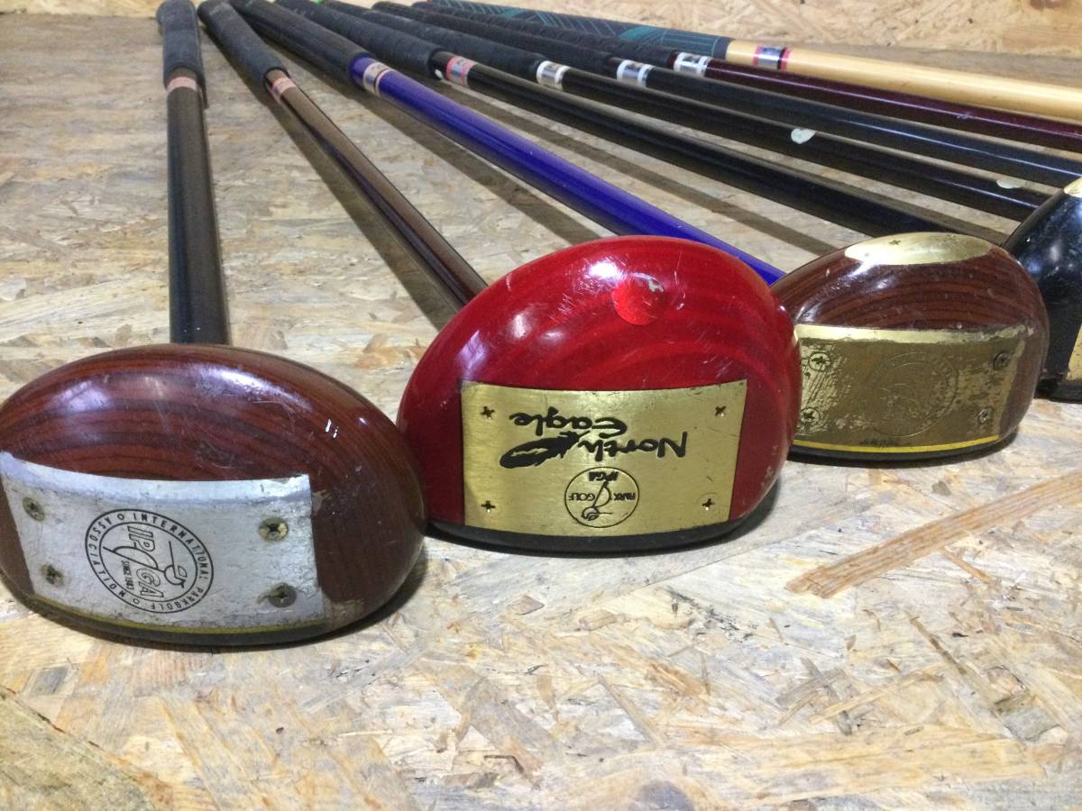 パークゴルフクラブ　8本　まとめて　右用　