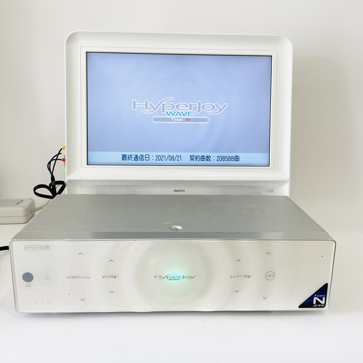 ジョイサウンドカラオケ機 JS-W1 mic RCAvideoコード付き ジョイ