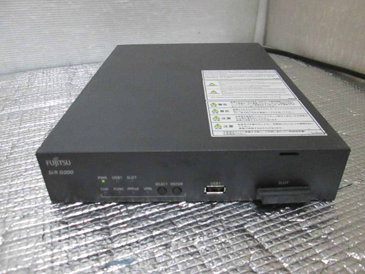 F2-1]☆FUJITSU IPアクセスルータ Si-R G200 SIG200☆ 【公式通販】