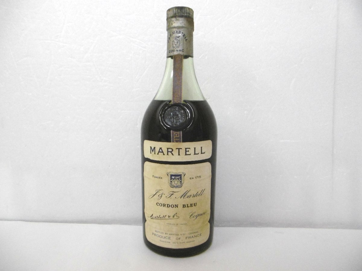 古酒 未開栓 J&F MARTELL CORDON BLUE マーテル コルドンブルー 旧 
