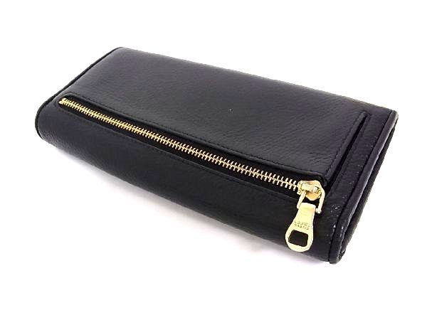 1円 □美品□ LOEWE ロエベ マイア アナグラム レザー ホック 二