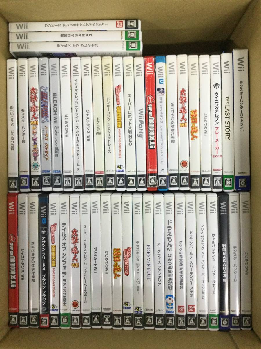 GF5761/100/600 ジャンク Wii ソフト 合計60本前後 大量 まとめ セット 戦国無双3 テイルズオブシンフォニア 他(Wiiソフト)｜売買されたオークション情報、yahooの商品情報をアーカイブ公開 - オーク Wiiソフト