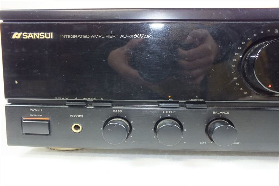 ☆ ○ SANSUI サンスイ AU-α607DR アンプ 元箱付き 中古 現状品