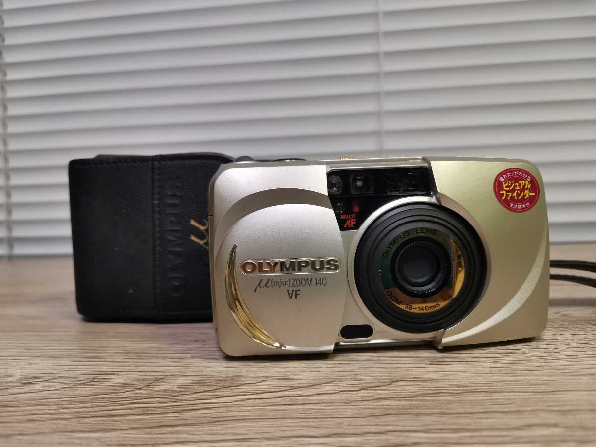 OLYMPUS オリンパス μ ZOOM 140 VF ケース付き #3 ご覧頂きありがとう