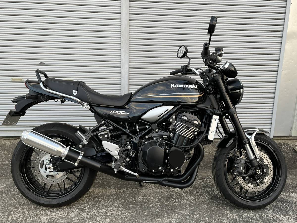 KAWASAKI Z900RS専用 フルエキゾースト モナカマフラー ショート菅にも 