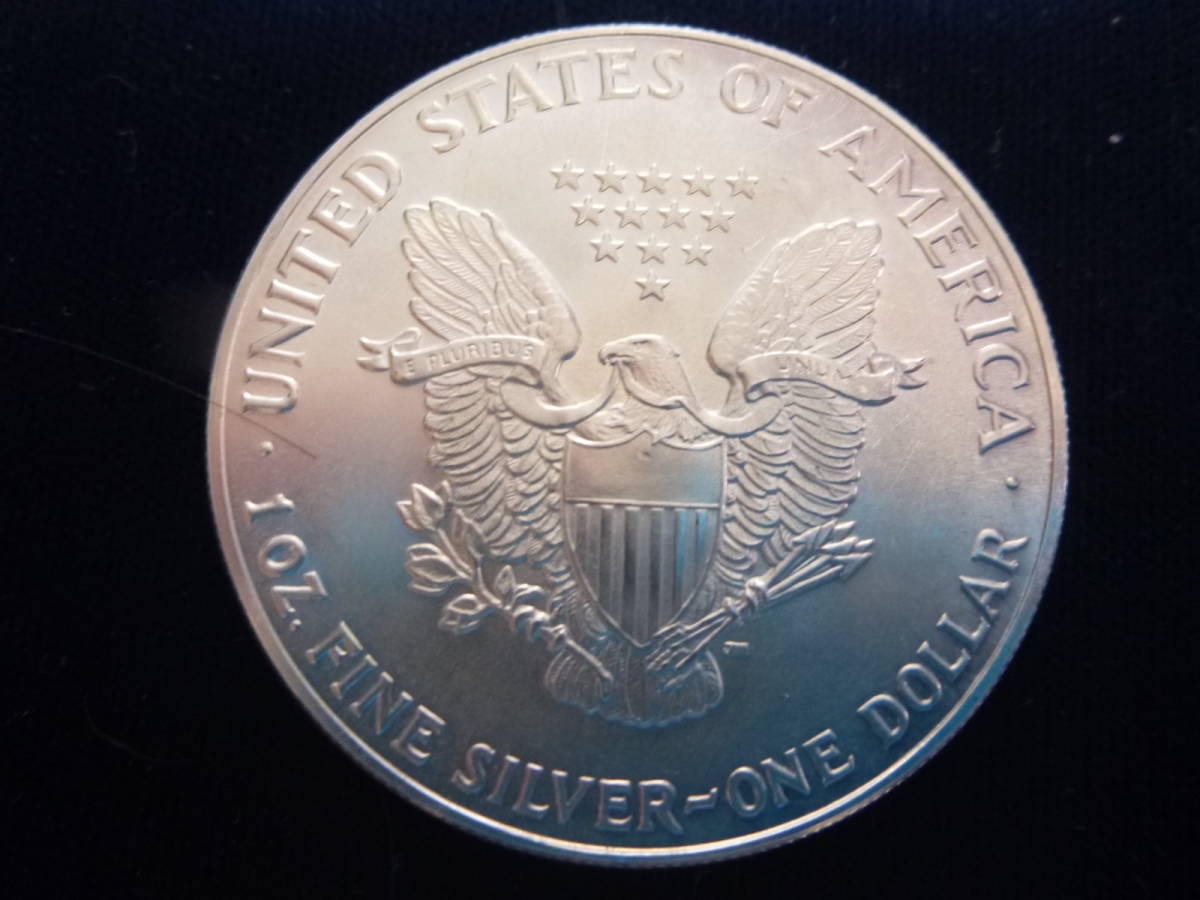 1986年 アメリカ 1ドル銀貨 銀貨 Yahoo!オークション 1ドル イーグル