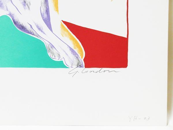 GINZA絵画館】送料無料！斉藤三郎 リトグラフ版画・踊り子（緑