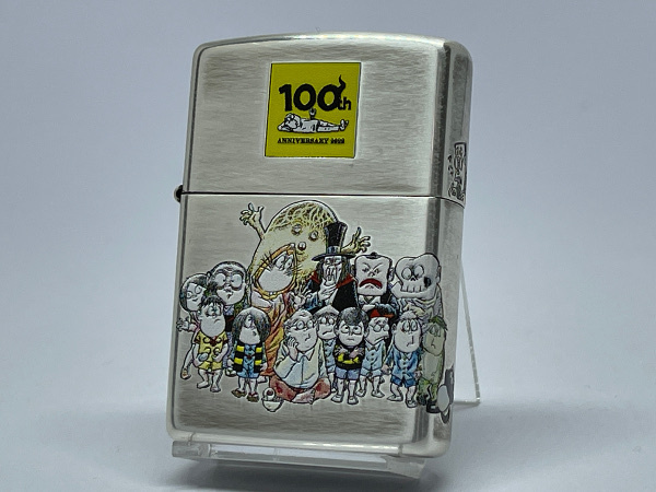 送料無料 ZIPPO[ジッポー]水木しげる生誕100周年記念 ZIPPOライター 作品オールキャスト 70677