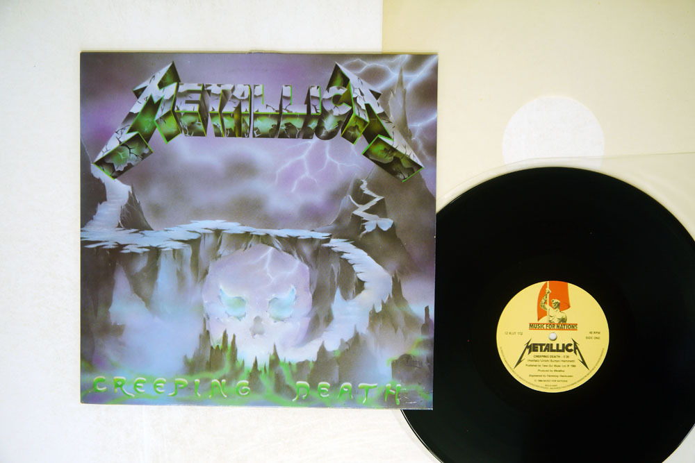 品質保証，お買い得 仏 METALLICA/CREEPING DEATH/MUSIC FOR NATIONS 12 KUT 112(Metallica)｜売買されたオークション情報、yahooの商品情報をアーカイブ公開 - オークファン Metallica