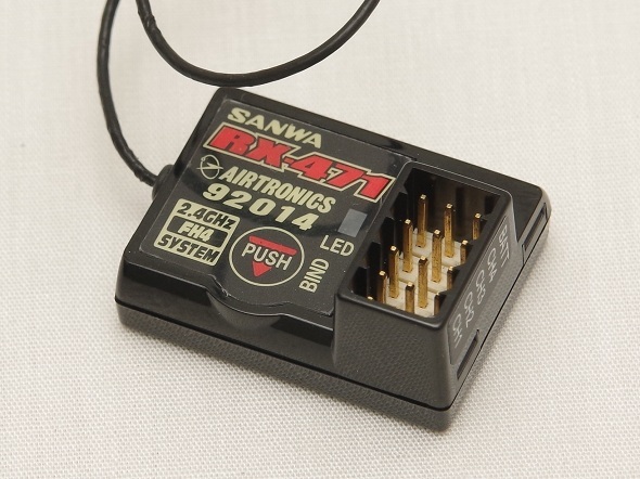 動作確認済 中古 SANWA RX-471 小型受信機 2.4GHz SSR サンワ(受信機